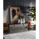 Caddo 71.5 X 18.5 inch Black / Antique Nickel Sideboard